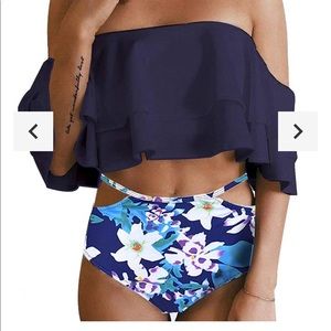 Two piece bathing suit